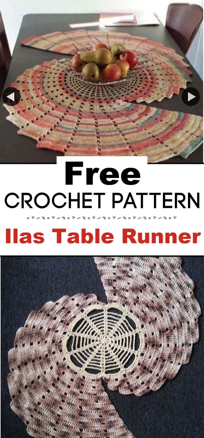 Ilas Table Runner Free Crochet Pattern