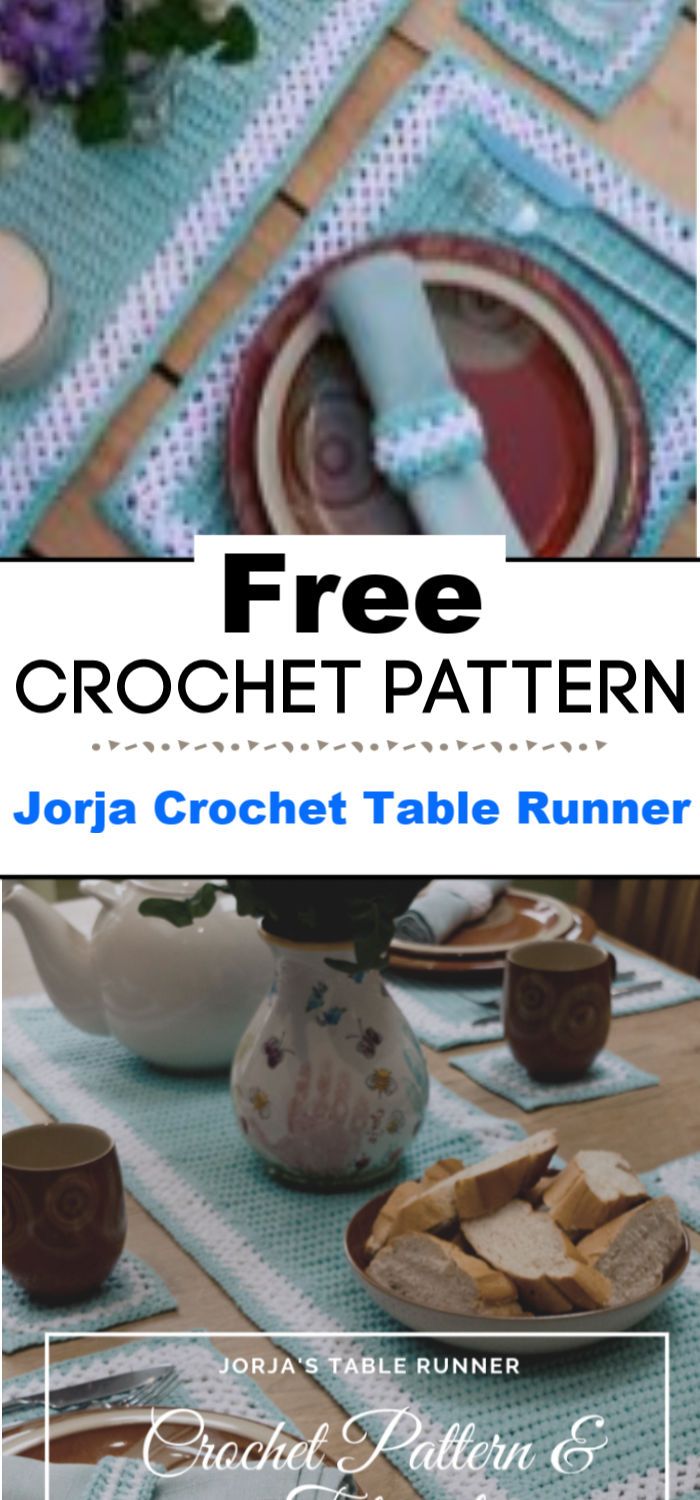Jorja Crochet Table Runner Pattern