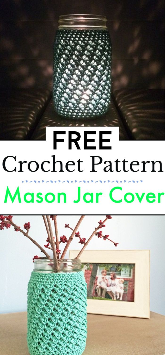 Mason Jar Cover Free Pattern