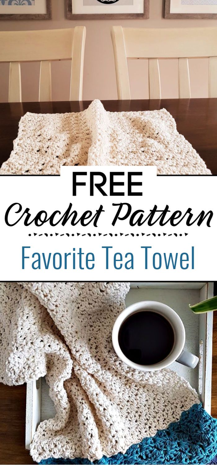My Favorite Tea Towel Free Pattern