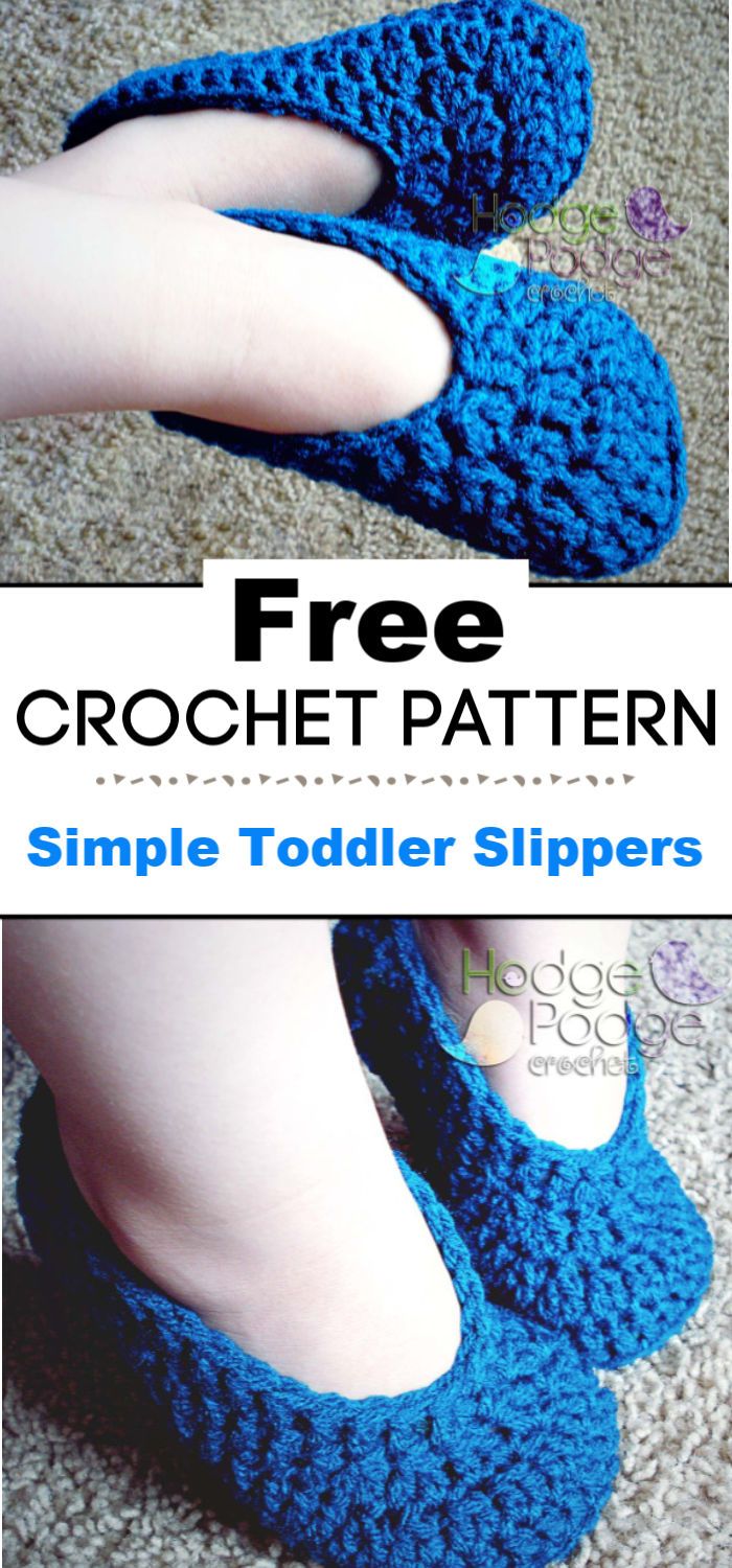 Simple Toddler Slippers