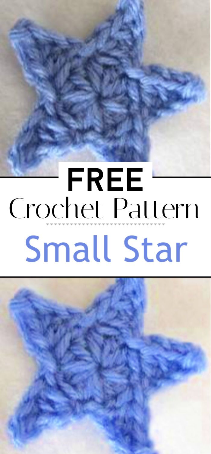 Small Star Free Crochet Pattern