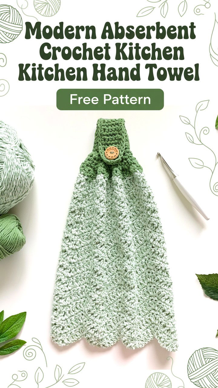 Mastering the Art of Modern Crochet Kitchen Hand Towels