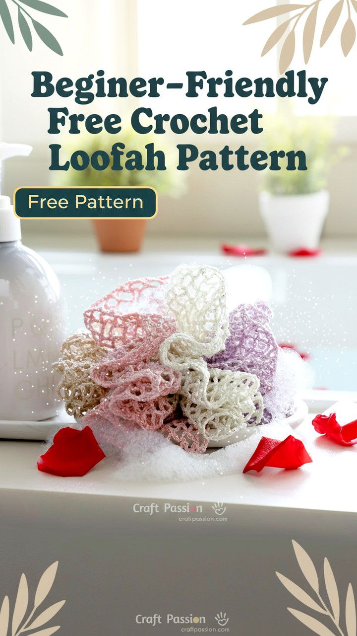 Beginner Friendly Free Crochet Loofah Pattern