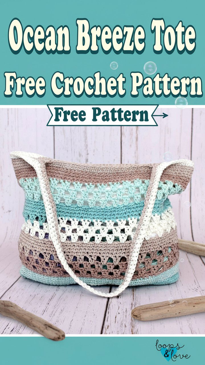Master the Ocean Breeze Tote Crochet Pattern