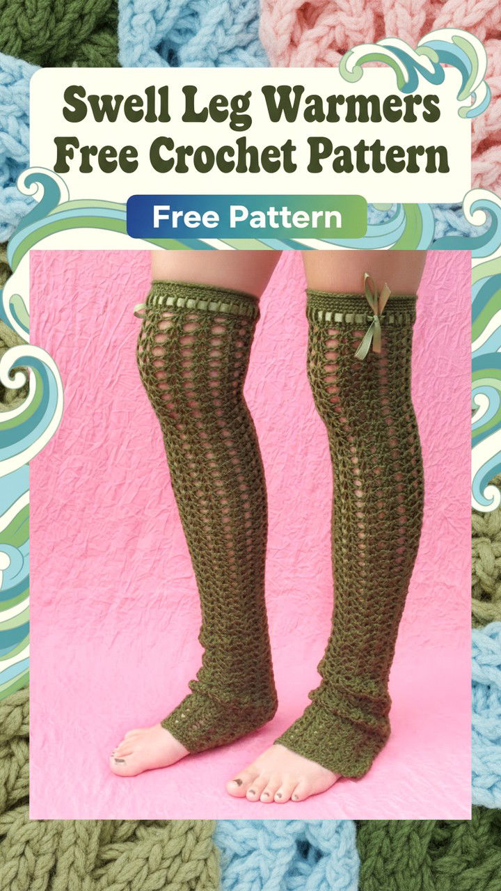 Swell Leg Warmers Free Crochet Pattern
