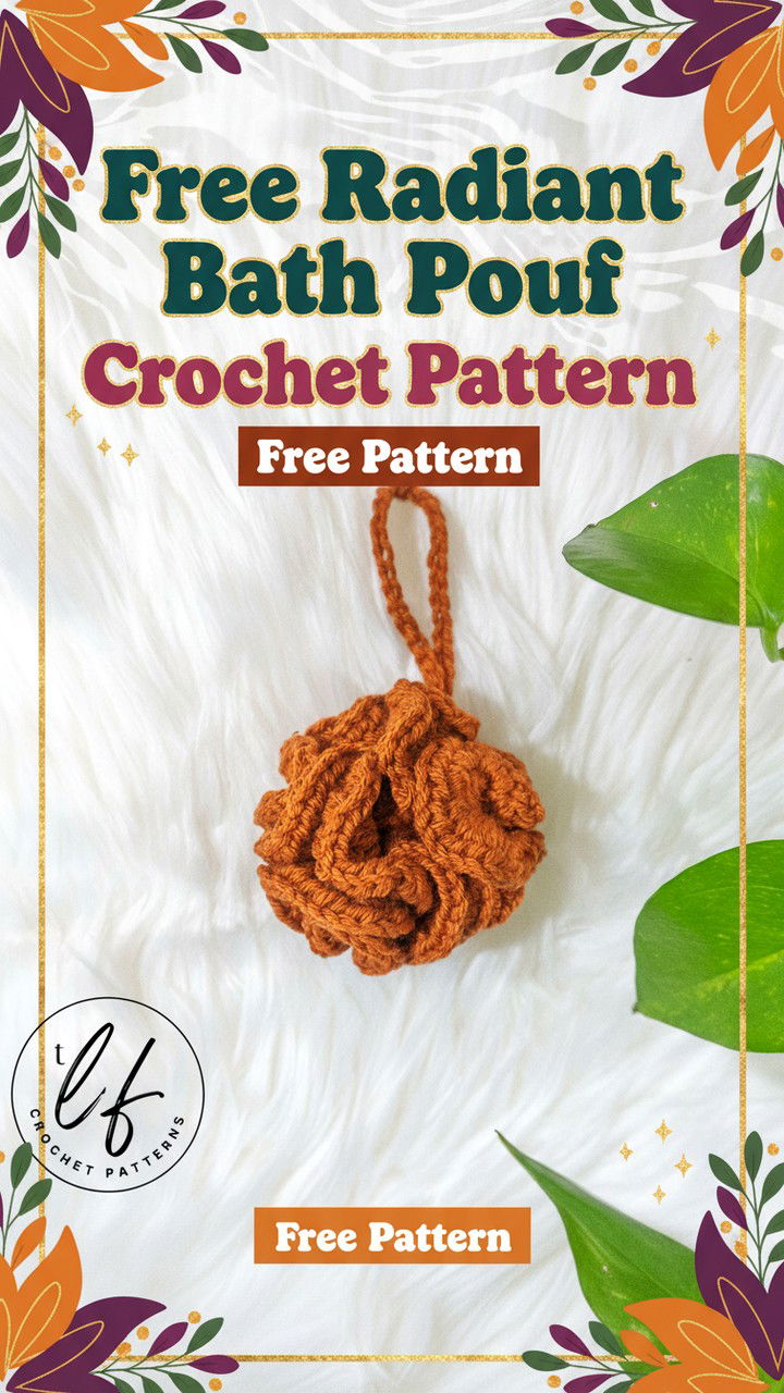 Free Radiant Bath Pouf Crochet Pattern