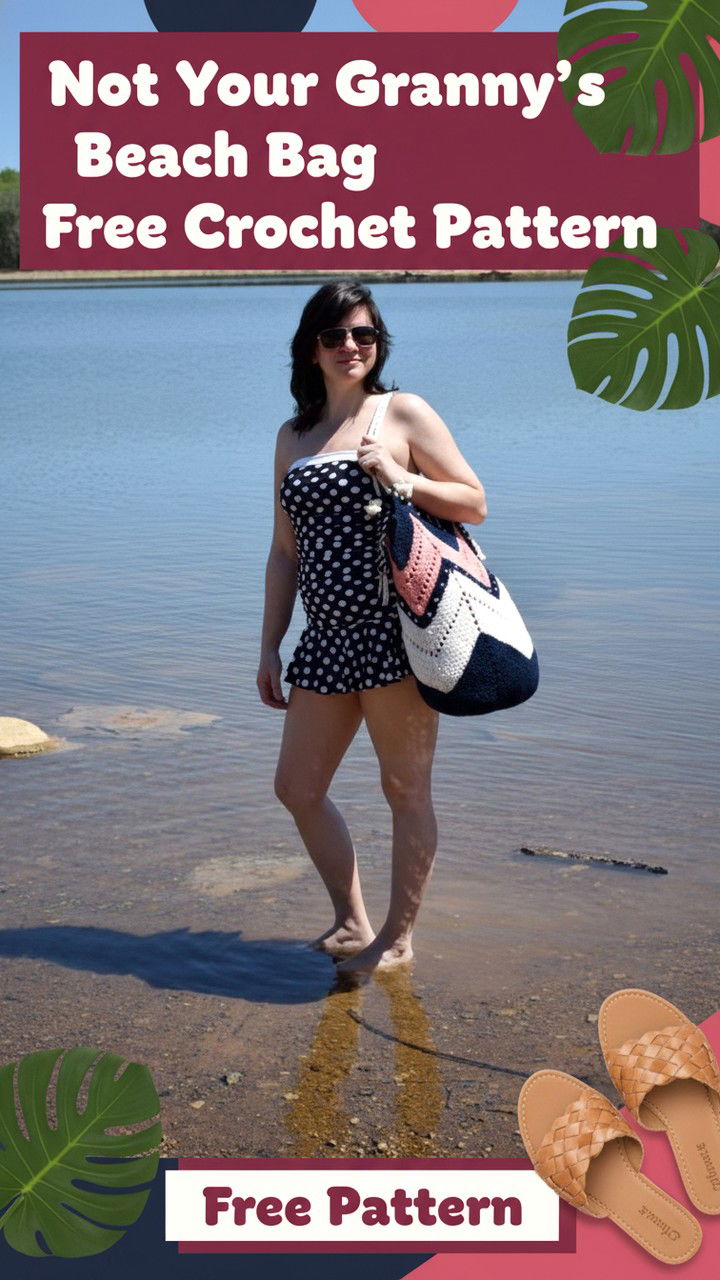 Modern Twist on the Classic Not Your Granny’s Beach Bag