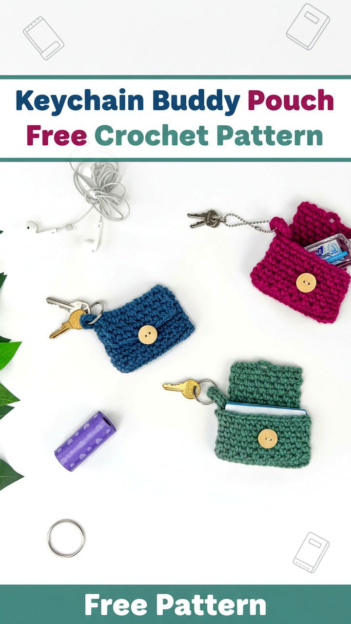 The Ultimate Crochet Keychain Buddy Free Pattern