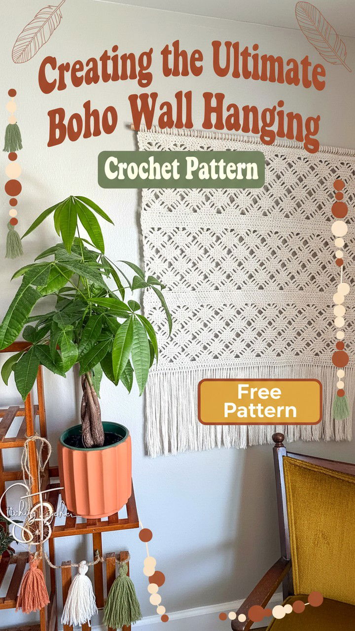 Creating the Ultimate Boho Wall Hanging Crochet Pattern