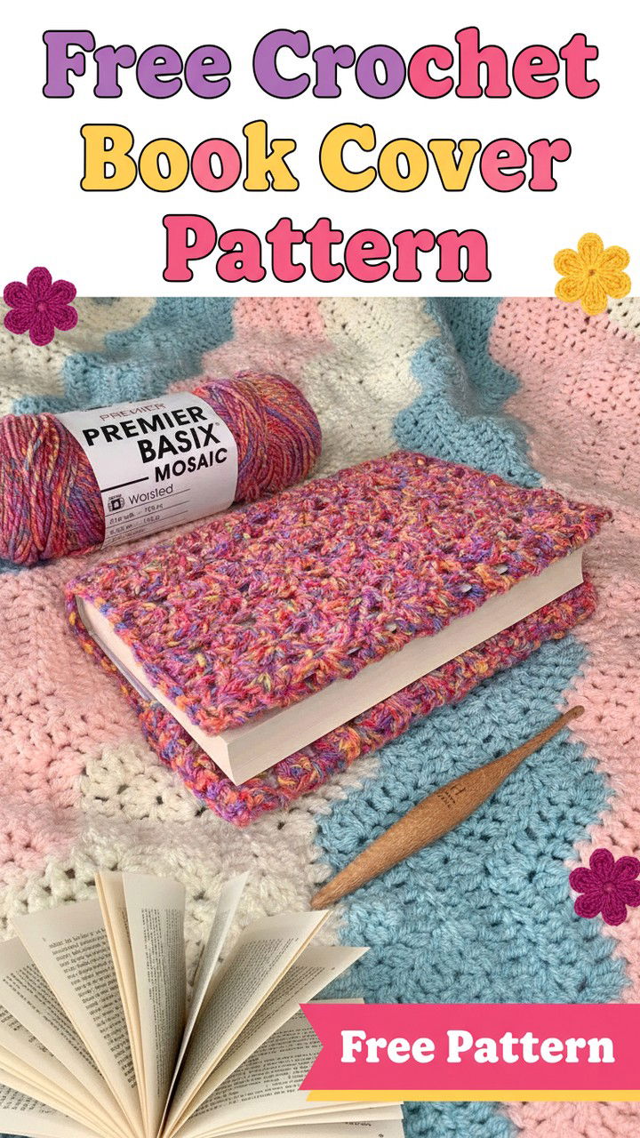 Creative Free Crochet Book Cover Pattern