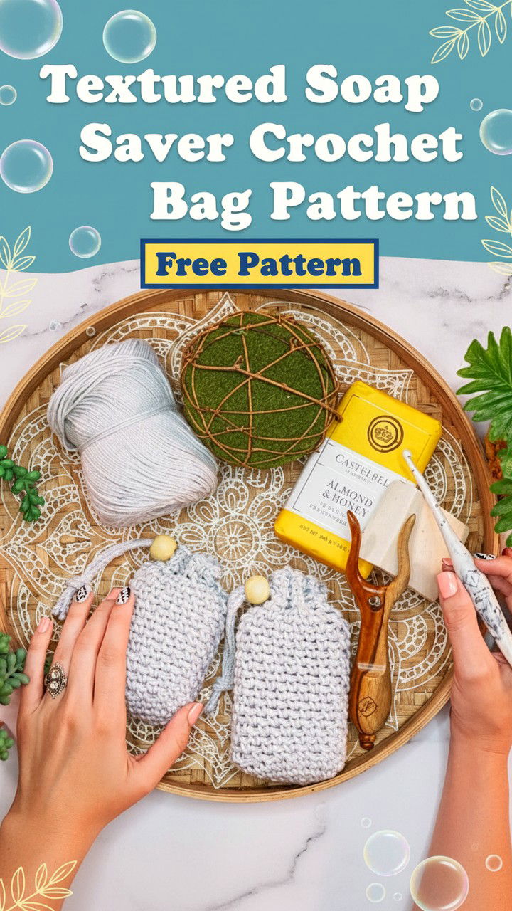 Versatile Soap Saver Crochet Bag Pattern