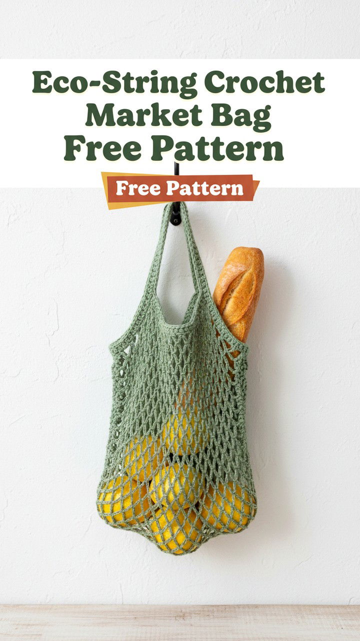 Eco String Market Tote Crochet Pattern
