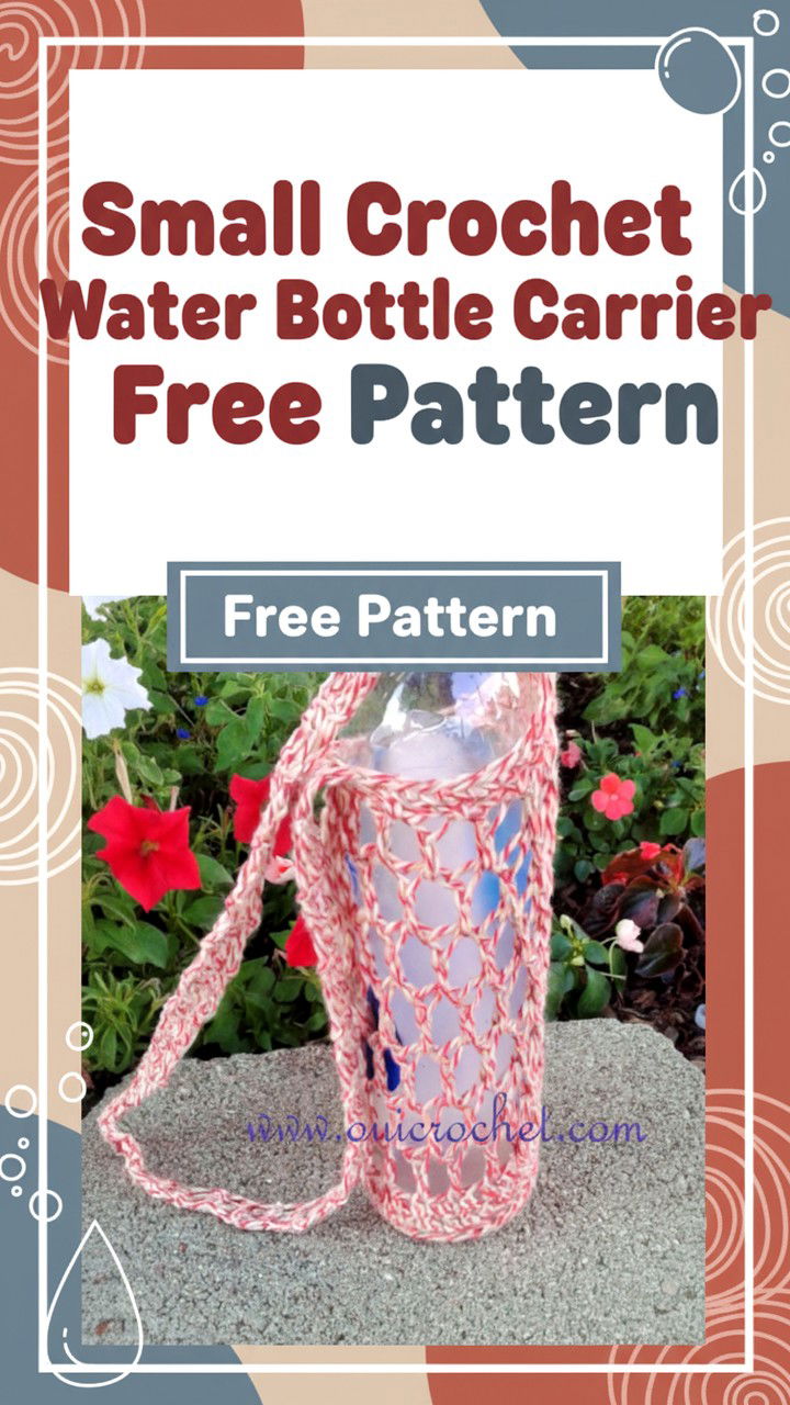 Simple Crochet Water Bottle Carrier