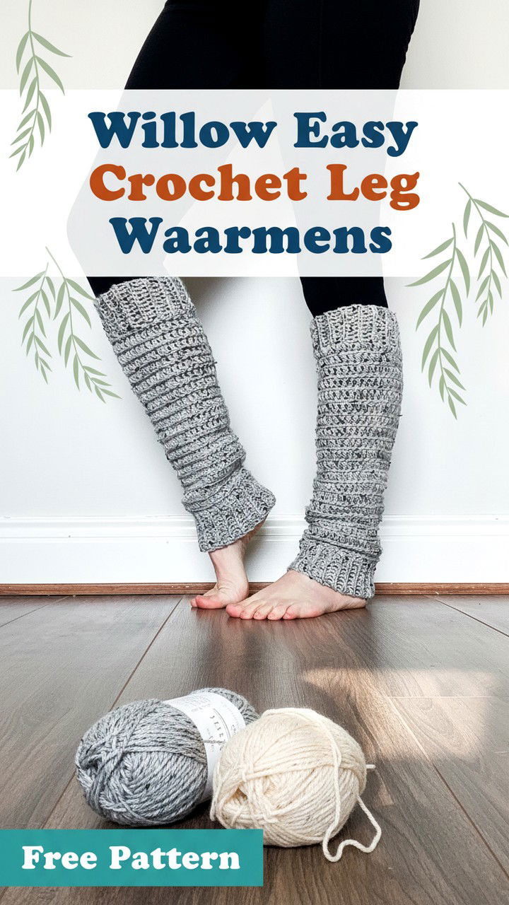 Willow Easy Crochet Leg Warmers Pattern