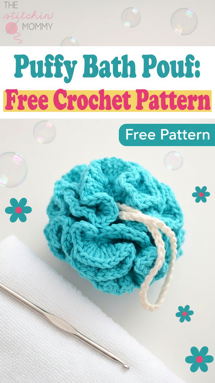 Puffy Bath Pouf Free Crochet Pattern