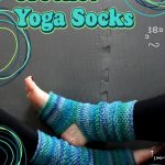 Vibrant Boho Crochet Yoga Socks Toeless Pattern