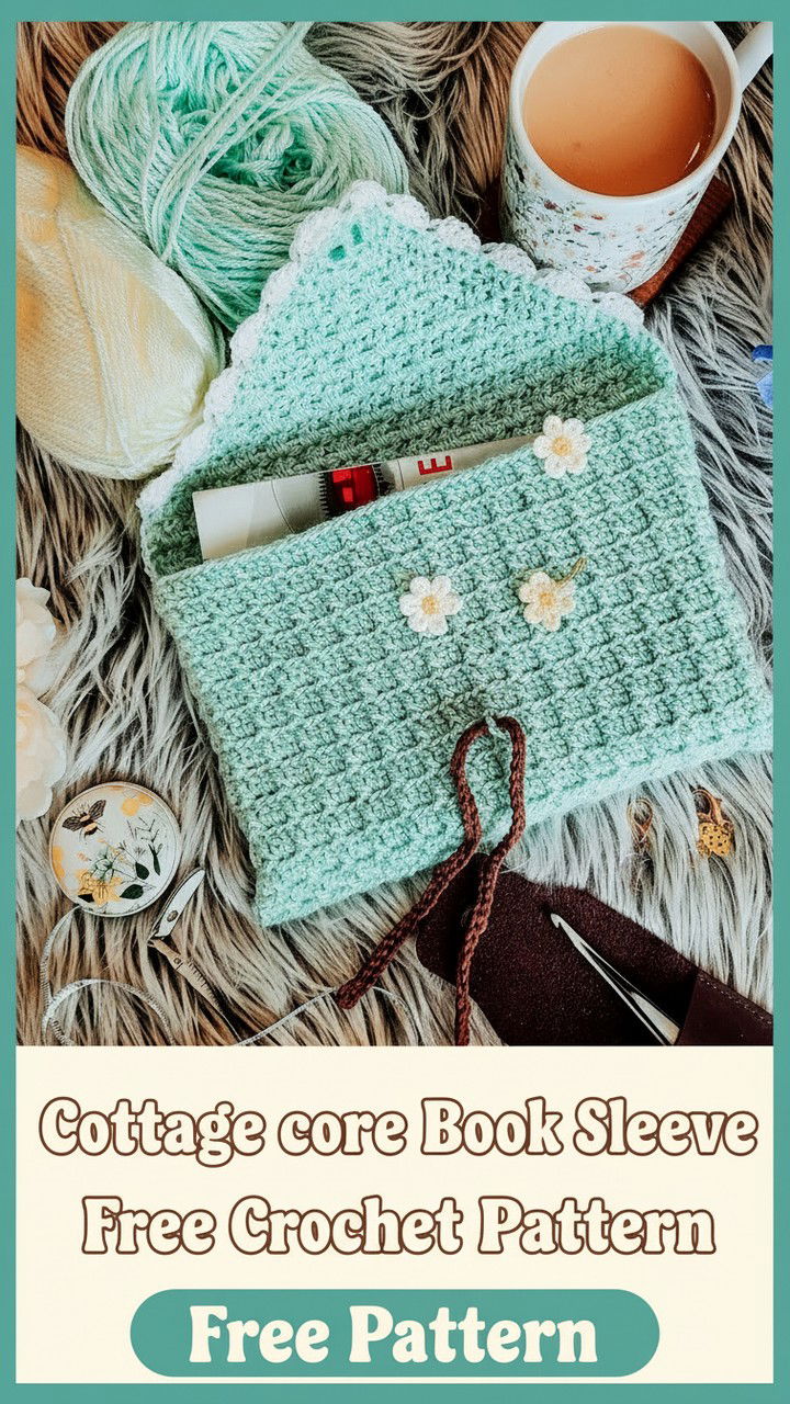 Mastering the Cottage Book Sleeve Crochet Pattern