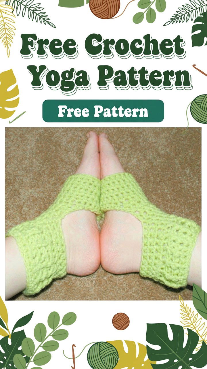6. Crocheting Beautiful Yoga Socks