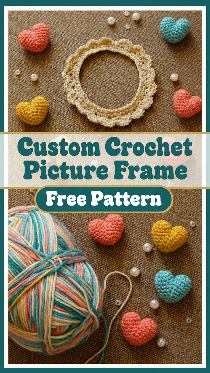 Custom Crochet Picture Frame Free Pattern