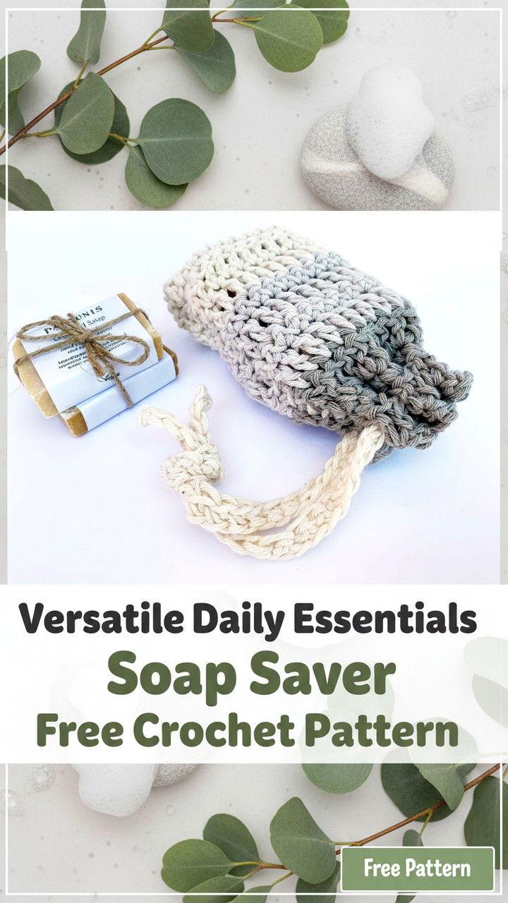 Versatile Daily Essentials Crochet Soap Saver Pattern