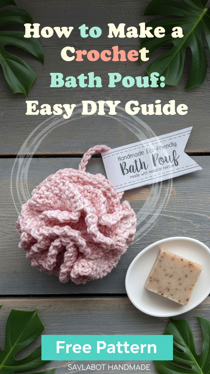 How to Make a Crochet Bath Pouf Easy DIY Guide