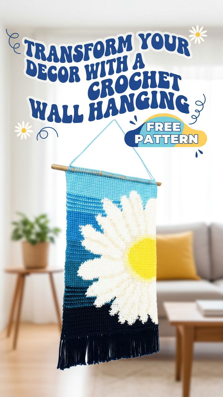 Transform Your Decor with a Versatile Crochet Wall Hanging Free Pattern