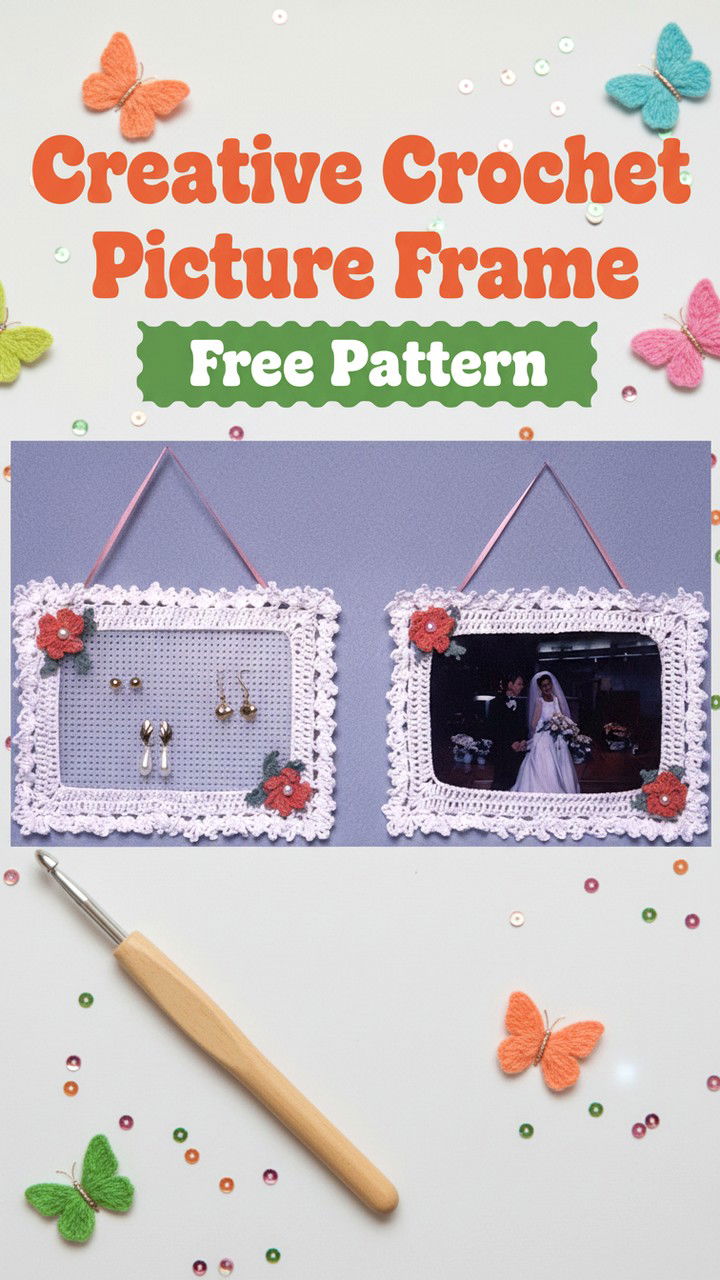 Creative Crochet Picture Frame Free Pattern