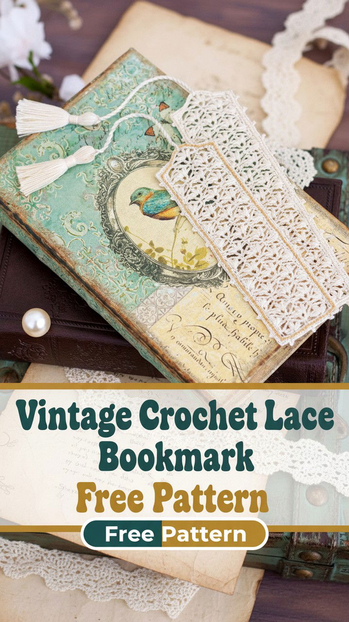 Timeless Elegance Vintage Crochet Lace Bookmark Pattern