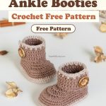 Ultimate Cocoa Crochet Baby Ankle Booties Free Pattern