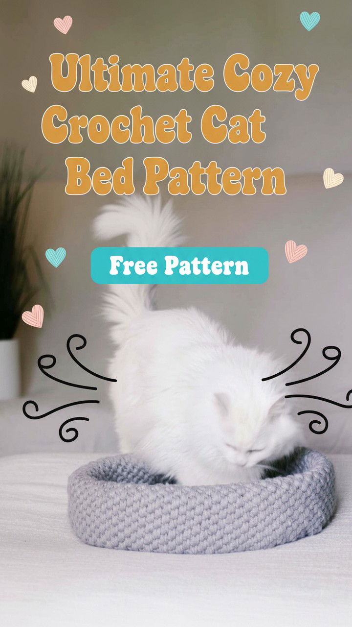 Ultimate Cozy Crochet Cat Bed Pattern