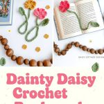 Charming Dainty Daisy Crochet Bookmark Design and Free Pattern