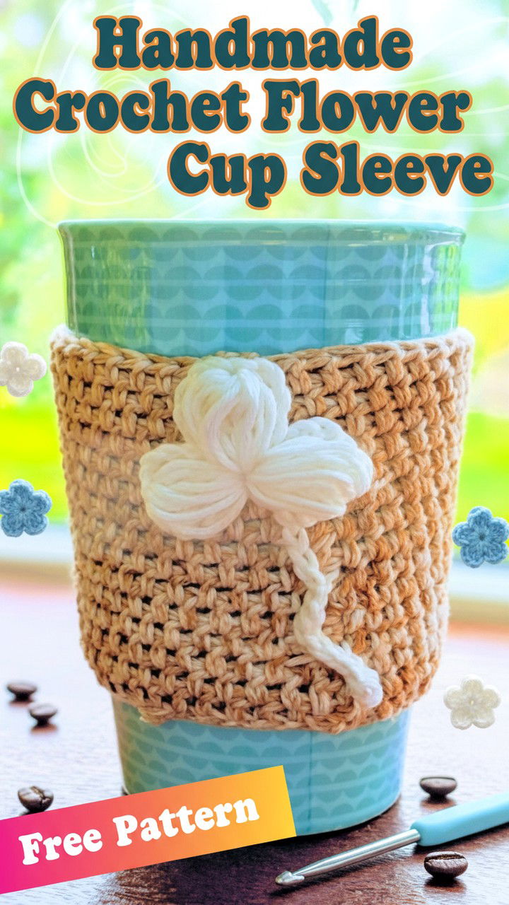 Crafting the Perfect Crochet Flower Cup Sleeve