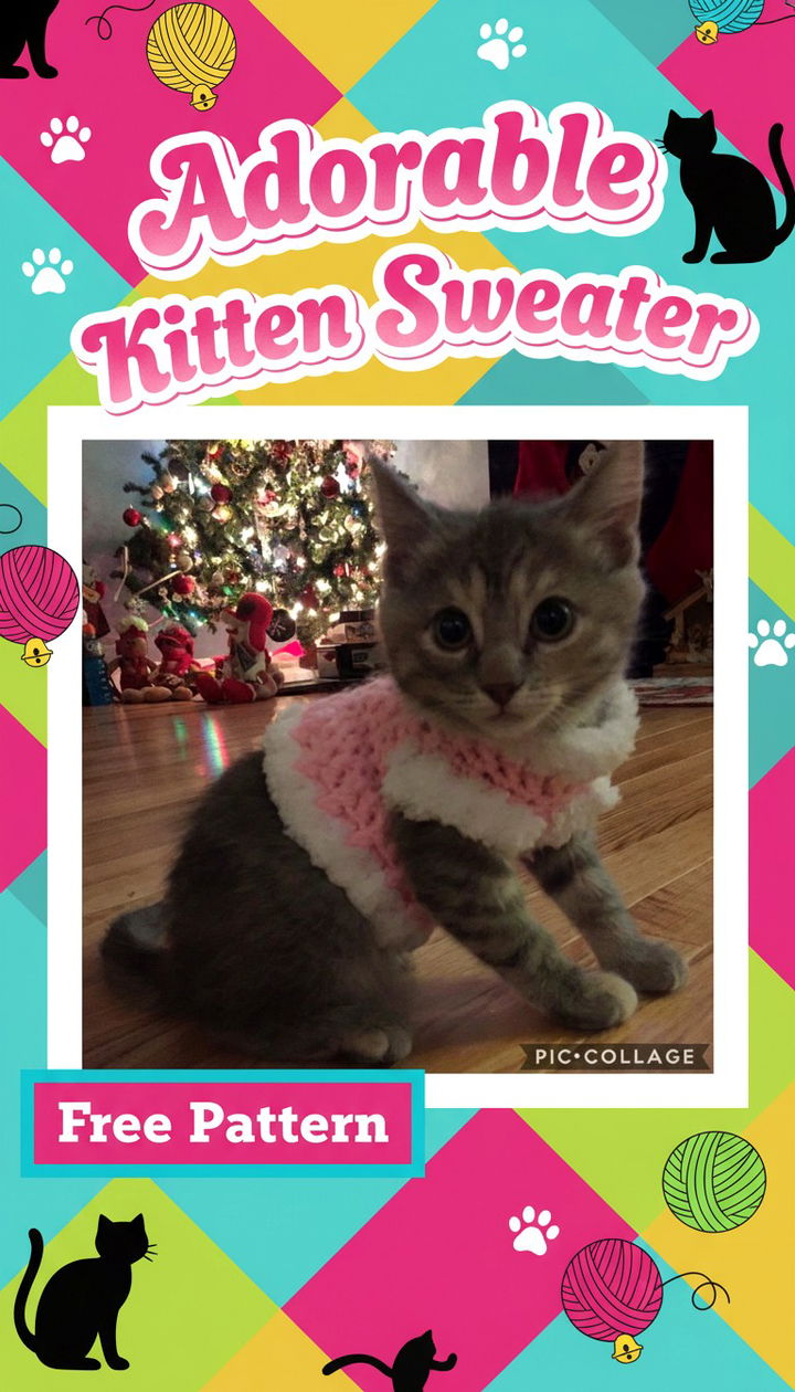 Adorable and Cozy Kitten Sweater Crochet Patterns