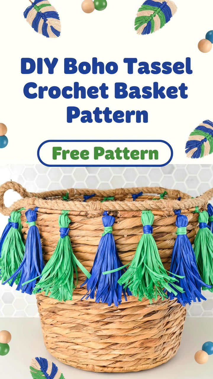 Creative Guide to Crafting a DIY Boho Tassel Basket