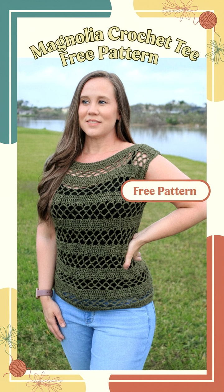 Master the Art of Crafting the Magnolia Crochet Tee