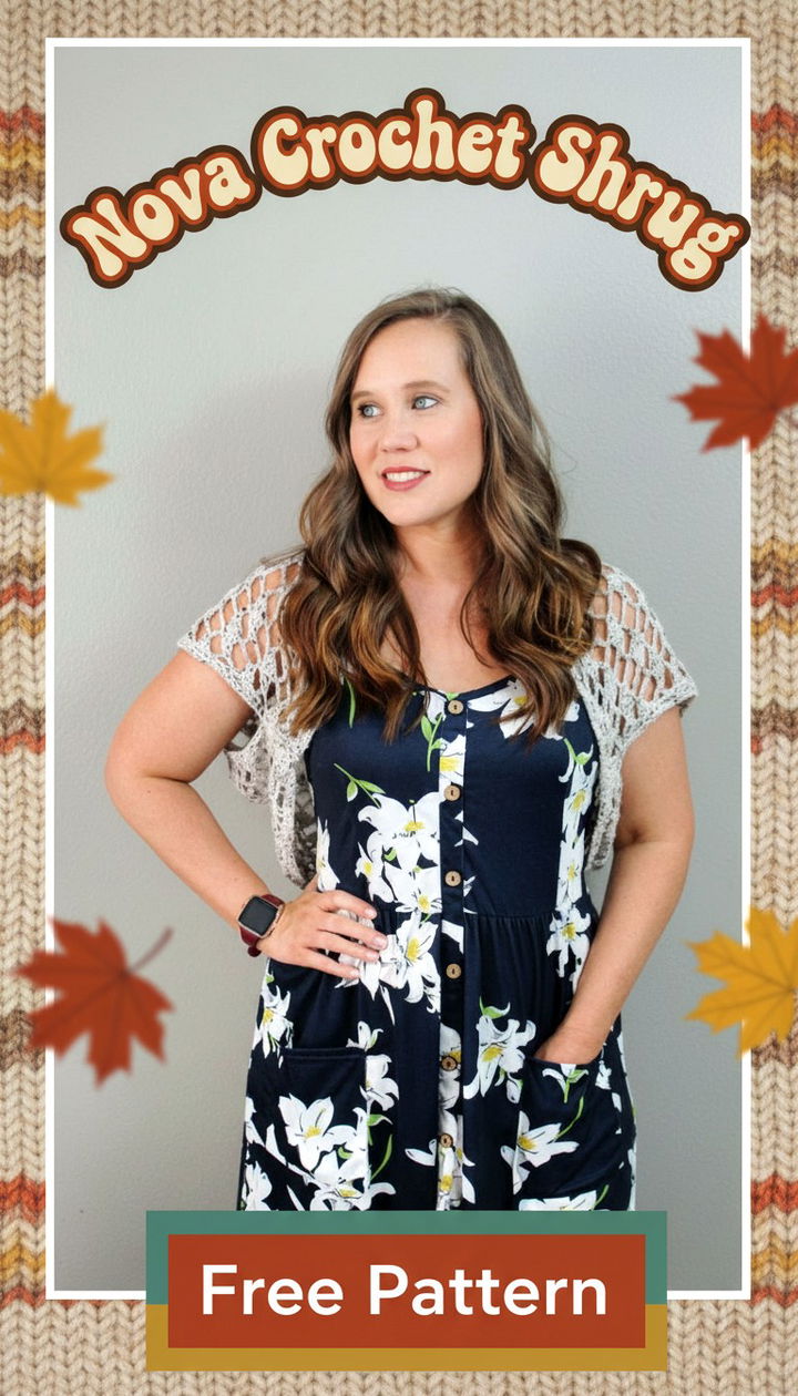 Master the Cozy and Chic Nova Crochet Shrug