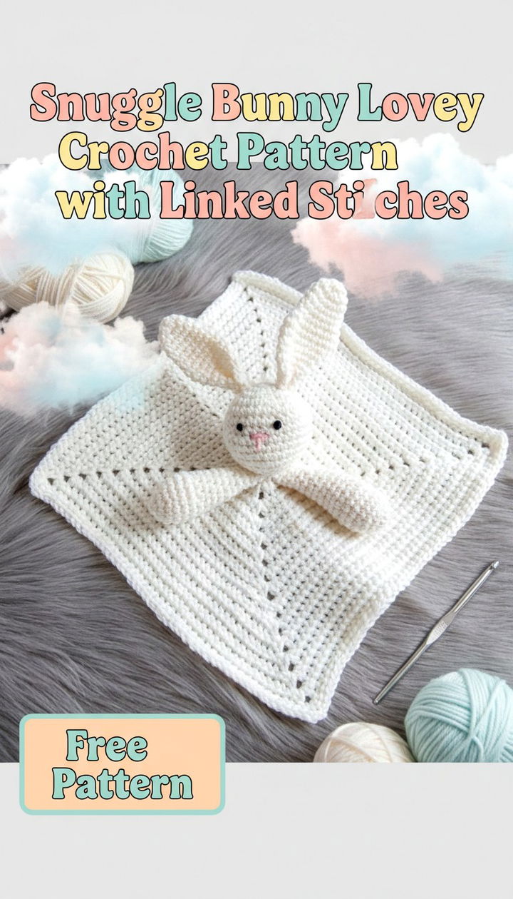 Ultimate Snuggle Bunny Lovey Free Crochet Pattern