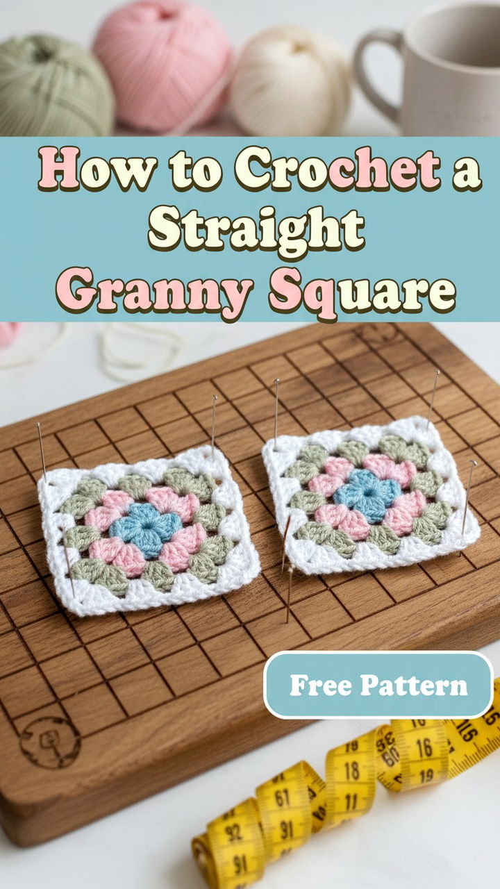 Master the Technique to Crochet a Perfectly Straight Granny Square