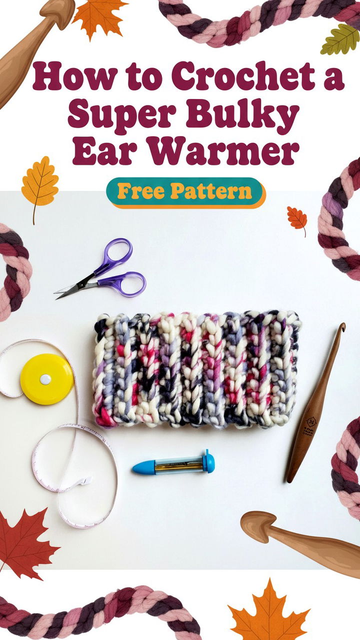 Ultimate Super Bulky Crochet Ear Warmer Guide