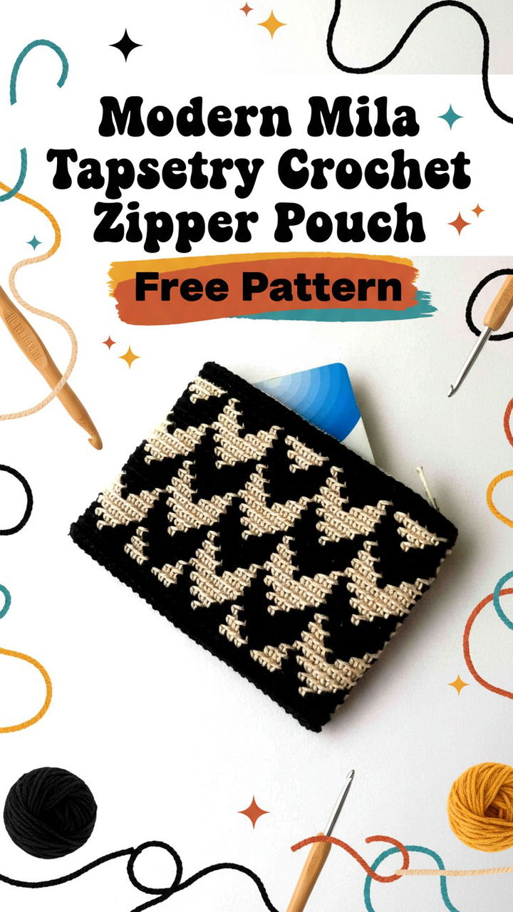 Mastering the Mila Tapestry Crochet Zipper Pouch