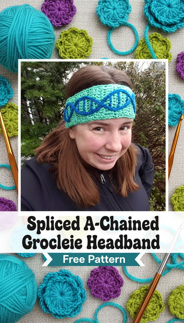 Master the Spliced A Chained Crochet GENEie Headband