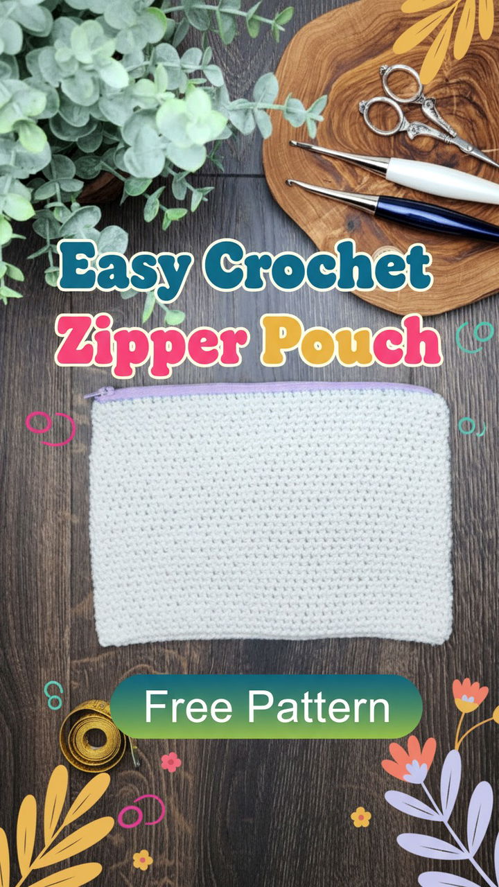 Mastering the Easy Crochet Zipper Pouch