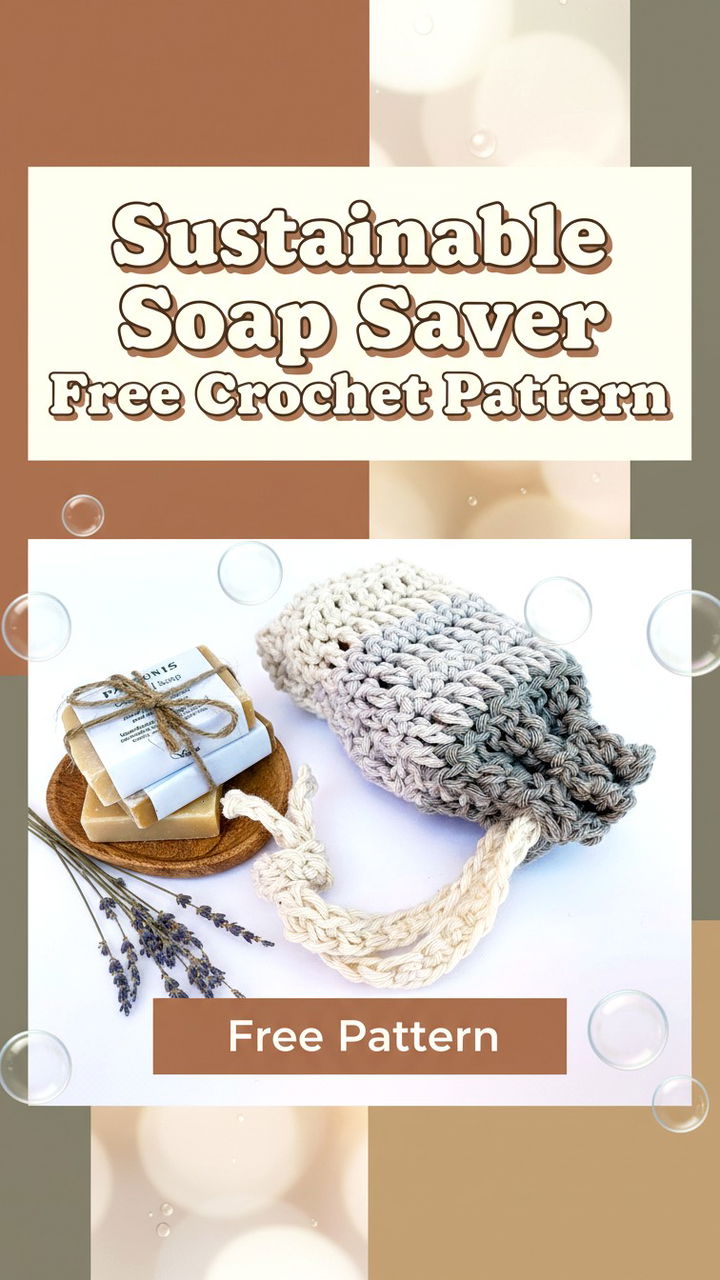Sustainable Soap Saver Free Crochet Pattern