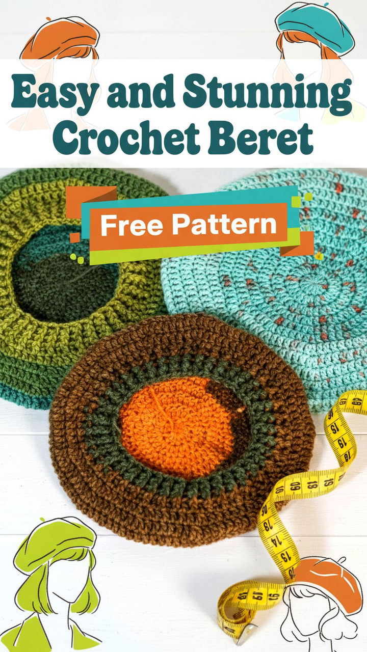 Crafting the Effortless and Stunning Crochet Beret