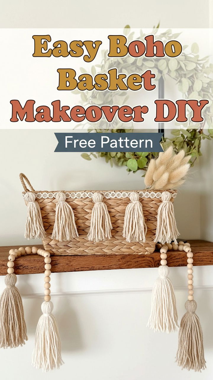 Elevate Your Home with a Simple DIY Boho Basket Makeover