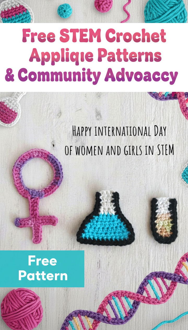 Empowering Crochet STEM Appliques and Advocacy in Fiber Arts