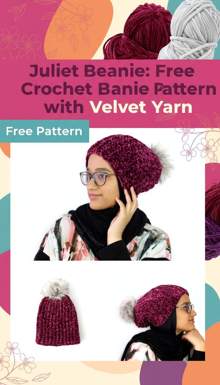 Mastering the Juliet Velvet Crochet Beanie Pattern