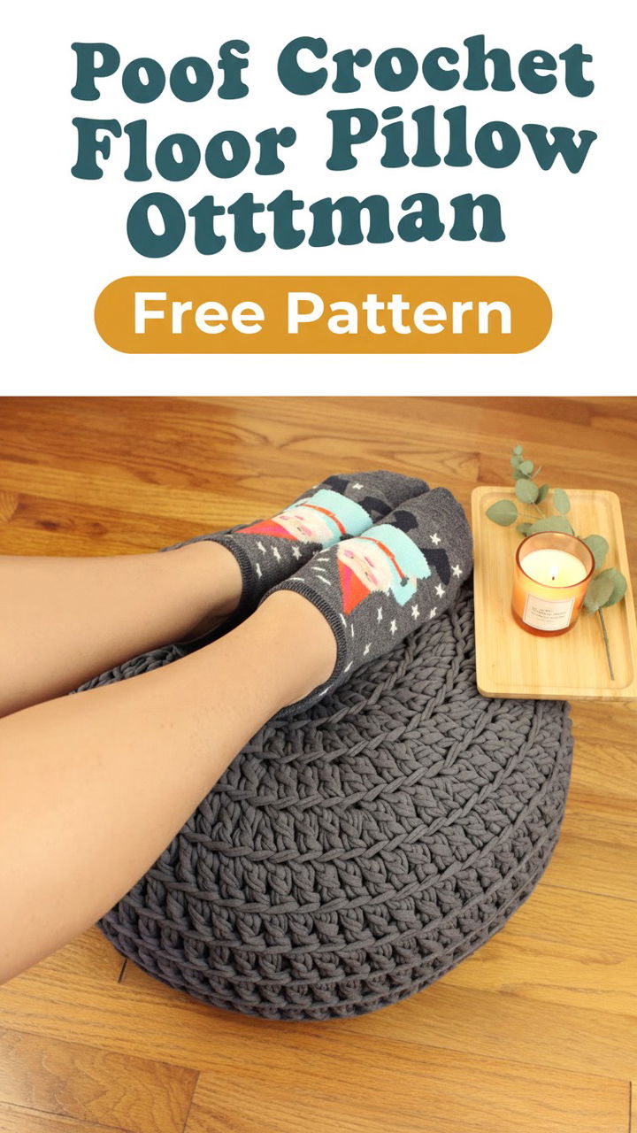 Transform Your Living Area with the Poof Floor Pillow Ottoman Pattern