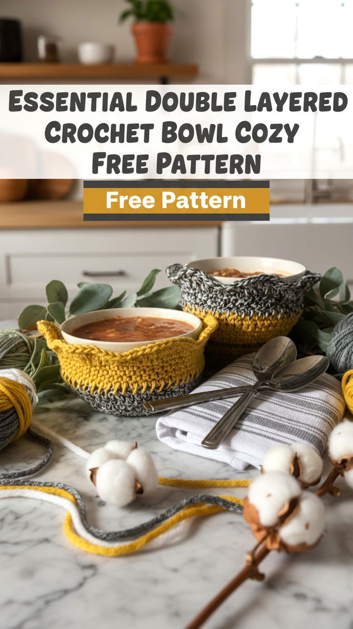 Essential Crochet Double Layered Bowl Cozy Guide